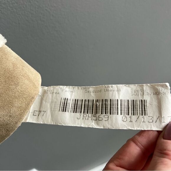 Vintage 70’s Lee Storm Rider Sherpa Suede Leather Coat Size 40 Marlboro Man - Picture 6 of 16